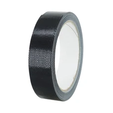 RIM TAPE - ADHESIVE - TUBELESS COMPATIBLE TUBETYPE Black Width 25mm- ROLL LONG 9M