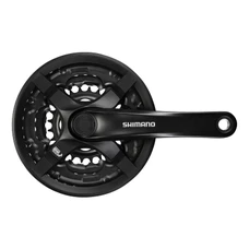 CHAINSET FOR SHIMANO 7/8Speed. TY501 BLACK 170mm 42-34-24 (B.B. 122mm)