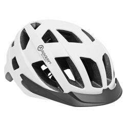 CASQUE VELO ADULTE AUVRAY PROTECT URBAIN BLANC IN-MOLD TAILLE M (554-58cm) REGLAGE MOLETTE