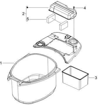 Logement casque - Dessous de selle