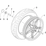 Roue arrière