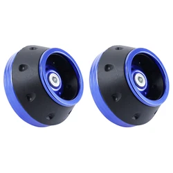 ECROU PROTECTION ANTICHUTE FIXATION MOYEU POUR TROTTINETTE METAL BLEU -SELECTION P2R