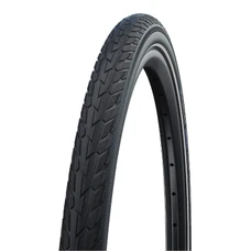 TYRE FOR URBAN/TREKKING BIKE- 700 X 40 SCHWALBE HS484 ROAD CRUISER - BLACK - RIGID - REFLECTIVE (42-622)