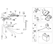 Circuit electrique arrière
