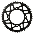 REAR CHAIN SPROCKET FOR BETA 50 RR ENDURO 2006>2018, 50 RR MOTARD 2005>2018, 50 RR STANDARD 2005>2008 420 53 Teeth BLACK - ALU CNC (Ø 108/123/6.5) -STAGE 6