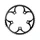 CHAINRING FOR ROAD BIKE- 5 Arms- 50T.Ø 110 -OUTER- ALUMINIUM BLACK- 7075 TA ZEPHYR (SHIMANO TYPE) 9/10Speed.
