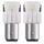 LIGHT BULB - LED 12V 2W FOOT BAY15d 6000K -Cold white lighting - Std P21/5W LEDRIVING (Brake light or parking light) (2 on a blister pack) -OSRAM