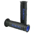 GRIP - DOMINO ORIGINAL- ON ROAD A250 BLACK/BLUE OPEN END (PAIR) 120-125 mm.