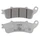 PLAQUETTE DE FREIN NISSIN POUR HONDA 400 SILVER WING 2006>2008 AV, 700 NTV DEAUVILLE 2006>2012 AR, 800 VFR 2006>2013 AR / KAWASAKI 650 EN VULCAN S 2015> (2P-250NS) (SEMI METAL)
