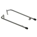 BARRE DE REPOSE PIED CYCLO ADAPTABLE PEUGEOT 103 MVL, SP CHROME (PAIRE) -SELECTION P2R