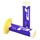 REVETEMENT POIGNEE PROGRIP MOTO OFF ROAD 788 TRIPLE DENSITE SPECIAL EDITION BLANC/BLEU/JAUNE CLOSED END 115mm (CROSS/MX) (PAIRE)