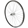 WHEEL FOR MTB- 26" P2R REAR -ALUMINIUM- BLACK DOUBLE-WALLED - ALUMINIUM HUB FOR FREEWHEEL 7/6 Speed QUICK RELEASE