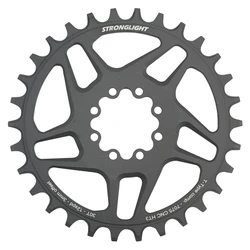 PLATEAU VTT DIRECT MOUNT 8 TROUS POUR SRAM X01/XX1 STRONGLIGHT MONO ALU HT3 NOIR 30DTS - 12V. NARROW WIDE