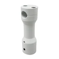 POTENCE SCOOT REPLAY POUR MBK 50 BOOSTER/YAMAHA 50 BWS ALU BLANC