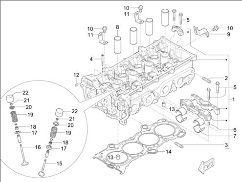 07_Ensemble culasse - Soupape