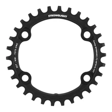 PLATEAU VTT 4BRA D.96 POUR SHIMANO SLX MT610 STRONGLIGHT 30DTS MONO 12V. NOIR