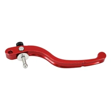 LEVIER DE FREIN 50 A BOITE ADAPTABLE DERBI/RIEJU/BETA 50CC POUR MAITRE CYLINDRE RADIAL ALUMINIUM CNC ANODISE ROUGE -REPLAY