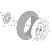 Roue arrière