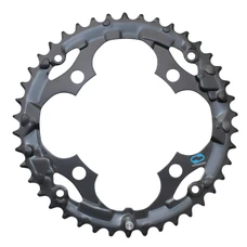 CHAINRING FOR MTB- Ø104 - 4arms-FOR TRIPLE- 42T middle. Ø104 SHIMANO ACERA M361 8 Speed BLACK .