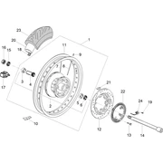 Roue arrière