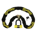 ANTIVOL A CHAINE AUVRAY XTREM 1.70M MAILLON DIAM 13.5mm AVEC U XTREM MINI 52x65mm (DIAM 16mm) (CLASSE SRA CHAINE + U)