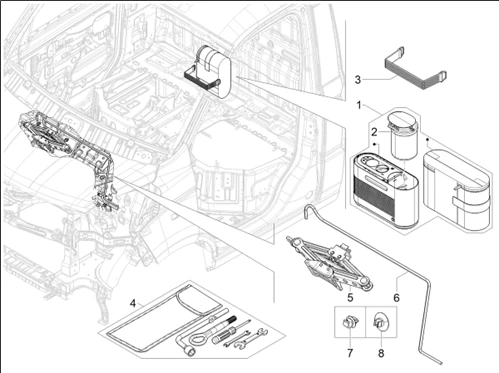 06_Roue de secours - Trousse à outils
