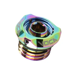 BOUCHON D'HUILE 50 A BOITE VOCA EVO V2 MINARELLI 50 AM6/RIEJU 50 MRT, SMX/YAMAHA 50 TZR, DTR/PEUGEOT 50 XPS, XR6/BETA 50 RR/SHERCO 50 SM-R, SE-R ALU CNC NEO-CHROME