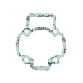 GASKET FOR CYLINDER BASE FOR PIAGGIO 50 ZIP, TYPHOON, NRG, LIBERTY, VESPA LX/GILERA 50 STALKER, RUNNER  (PAPER GASKET) (SOLD PER UNIT)  -SELECTION P2R-