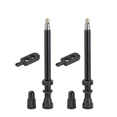 VALVE DE PNEU TUBELESS PRESTA HUTCHINSON 60 mm OBUS DEMONTABLE (VENDU A LA PAIRE SUR CARTE)