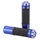 REVETEMENT POIGNEE AVOC MOTO ON ROAD R375 BLEU CLOSED END 130mm (PAIRE)