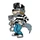 AUTOCOLLANT/STICKER LETHAL THREAT MINI FTW WOLF (60x80mm)