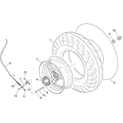 Roue arrière