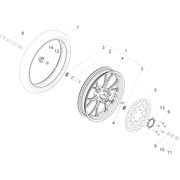 Roue avant