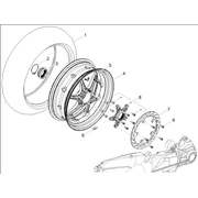 Roue arrière