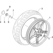 Roue arrière