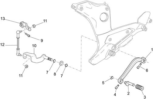 Levier boîte de vitesses