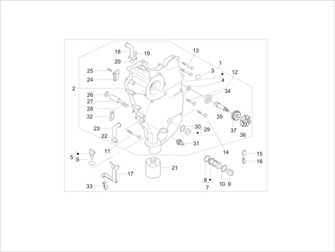 Couvercle volant magnetique - Filtre à huile