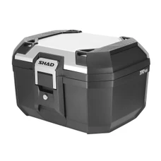 TOP CASE SHAD TR46 TERRA 46L NOIR COUVERCLE ALUMINIUM - CAPACITE 2 CASQUES JET (Platine incluse) (D0TR46200)