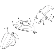 Logement roue - Garde boue