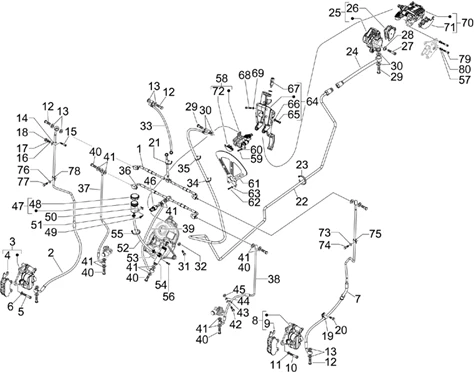 Tuyaus du freins - Etriers de frein
