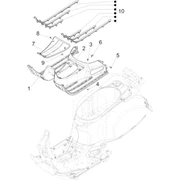 Protection centrale - Repose-pieds