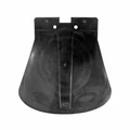 BAVETTE DE GARDE BOUE AR CYCLO ADAPTABLE MBK 51 NOIR (AVEC LOGO) -SELECTION P2R
