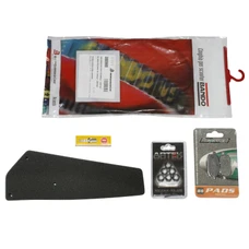 KIT/PACK ENTRETIEN SCOOT ADAPTABLE PEUGEOT 50 V-CLIC 4T 10 POUCES (PACK 5 PIECES) -SELECTION P2R
