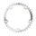 PLATEAU ROUTE 5BRA D.135 TA VENTO 39DTS INTERIEUR ARGENT ALU 7075 TYPE CAMPAGNOLO 9/10V.