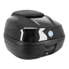 TOP CASE 37L (LIVRE AVEC PORTE BAGAGE) ORIGINE PIAGGIO MP3 300 HPE 2019> NOIR COSMO BRILLANT 98/A -CM292705