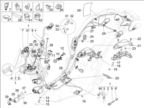 Faisceau de câbles principal