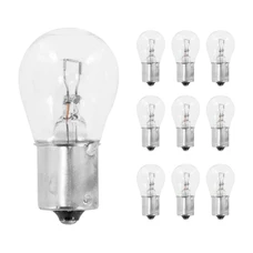 AMPOULE/LAMPE STANDARD 12V 21W CULOT BA15s NORME P21W BLANC (CLIGNOTANT OU STOP) (BOITE DE 10)  -P2R-