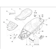 Logement casque - Dessous de selle