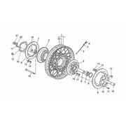 Roue AV rayons