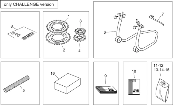 Kit Accessoire - Version Challenge